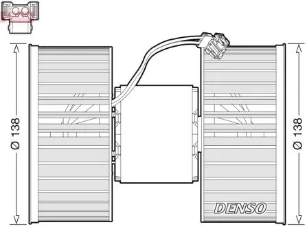 Дмучава BMW X3 E83... DENSO DEA05006