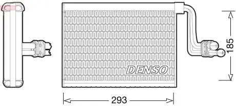 Випарник, Кондиціонер DENSO DEV05002