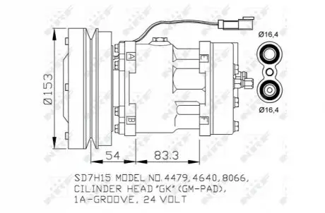 Компрессор, кондиционер NRF 32879
