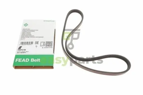 Ремінь генератора Renault Clio/Kangoo 1.2 98-, (D7F) INA FB3PK738