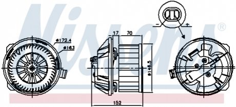 DMUCHAWA CITROEN C5 00- NISSENS 87228 (фото 1)