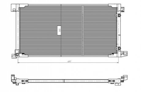 Конденсатор, кондиционер NRF 350449