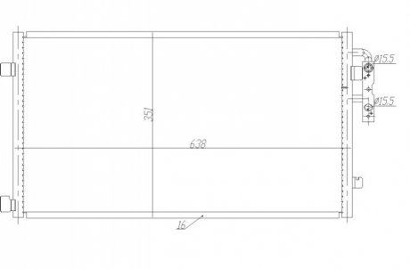 Конденсатор, кондиционер NRF 350467