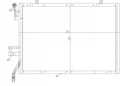 Конденсатор, кондиционер NRF 350483