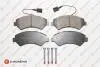 Передні гальмівні колодки CITROEN JUMPER FIAT DUCATO PEUGEOT BOXER 2.0D-3.0D 04.06- Eurorepar 1675989780 (фото 1)
