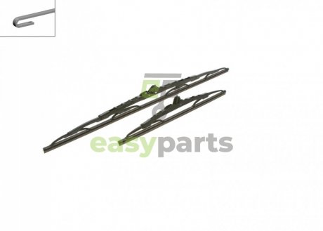 Щітки склоочисника Standart 600/350mm Honda Civic 01-05 Toyota Yaris 05- Nissan Note 06- BOSCH 3 397 010 414