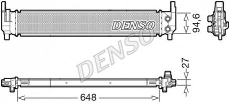 Радиатор охлаждения DENSO DRM02042 (фото 1)