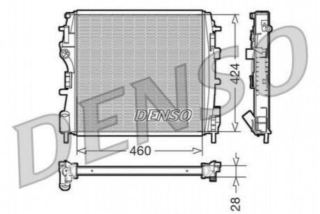 Радиатор охлаждения DENSO DRM23019
