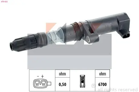 Котушка запалювання, 1,6 KW 470 432