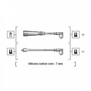 БЕСПРОВ.Выс.НАП.КОМПЛЕКТ AUDI MAGNETI MARELLI MSK1155