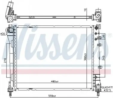 Ч?ODNICA ДВИГАТЕЛЯ FIAT NISSENS 606159
