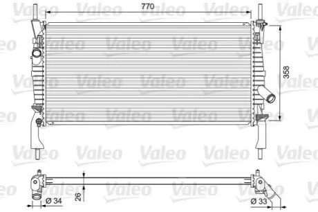 ЧЬОДНИЦА ФОРД ТРАНЗИТ Valeo 701731