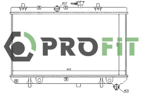 Радиатор охлаждения PROFIT 1740-0149