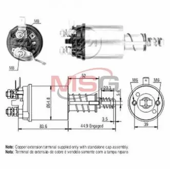 Втягуюче реле стартера ZM ZM613