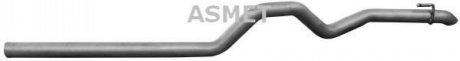 Труба вихлопного газу ASMET 02.066 (фото 1)