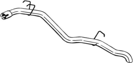 Труба выхлопного газа BOSAL 440-101