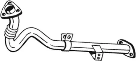 Труба выхлопного газа BOSAL 770-587