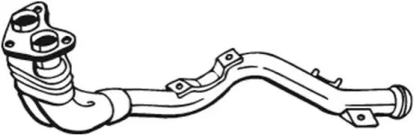 Труба выхлопного газа BOSAL 787-001