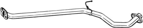 Труба вихлопного газу BOSAL 851-121