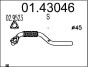 Труба выхлопного газа MTS 01.43046 (фото 1)