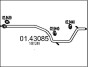 Труба вихлопного газу MTS 01.43085 (фото 1)