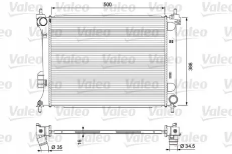 ЧЬОДНИЦА HYUNDAI I20 Valeo 701729