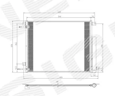 Радиатор кондиционера Signeda RC94775