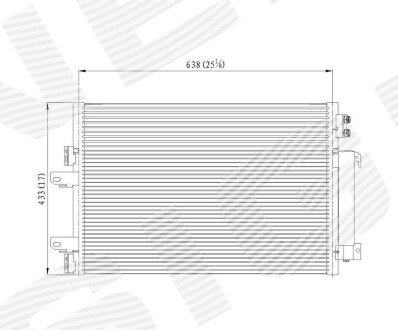 Радиатор кондиционера Signeda RC940570