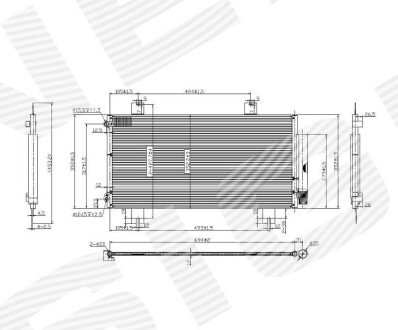 Радиатор кондиционера Signeda RC4441