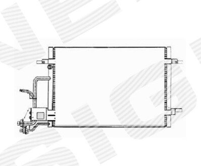 Радиатор кондиционера Signeda RC94207/94212