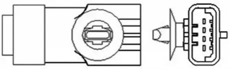 СОНДА ЛЯМБДА РЕНО MAGNETI MARELLI OSM006