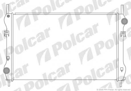 Радиатор охлаждения Polcar 324708-1 (фото 1)