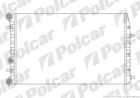 Радиатор охлаждения Polcar 691308-3