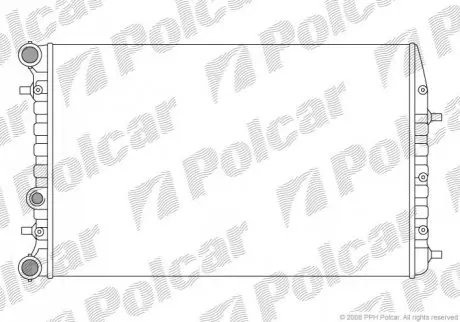 Радиатор охлаждения Polcar 691308-3
