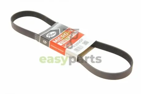 Ремінь генератора VW Polo/Up 11-/Skoda Fabia 14-/Seat Ibiza 1.0/1.6 15- (6PK989) Gates 6PK989SF