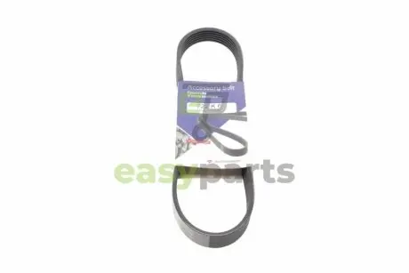 Ремінь генератора Citroen Berlingo/Jumper/Jumpy/Fiat Ducato/Scudo/Peugeot Boxer/Expert (6PK722) HUTCHINSON 722 K 6