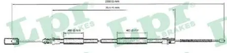 Трос ручного гальма LPR C0211B
