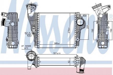 ИНТЕРКУЛЕР PORSCHE NISSENS 961435