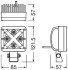 ФАРА ДНЕВНОГО СВЕТА OSRAM LEDDL101-WD (фото 3)