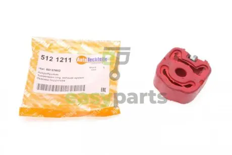 Резинка глушника Fiat Doblo 1.3/1.9 JTD 05-/Opel Combo 1.3 CDTI 05-12 AUTOTECHTEILE 512 1211