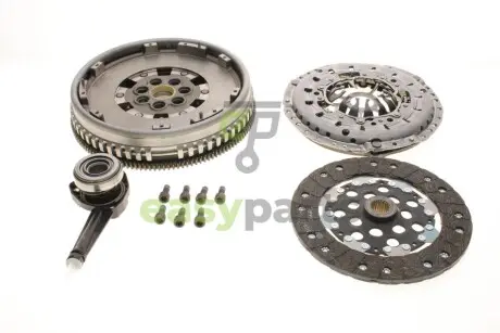 Демпфер + комплект зчеплення +вижимний Renault Espace IV/Laguna II 1.9 dCi 01-, F9Q LuK 600 0021 00