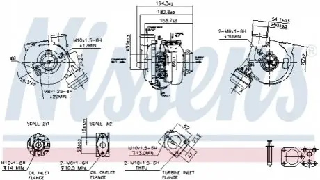 ТУРБОСПР??АРКА БМВ NISSENS 93249