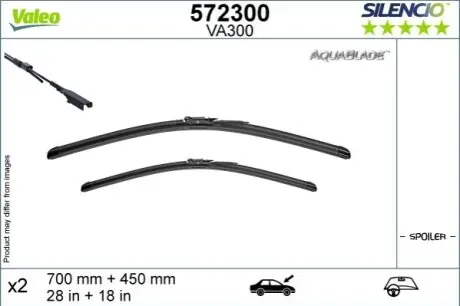 Щетка стеклоочистителя Valeo 572300