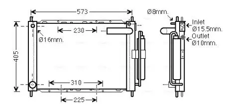 Модуль охлаждения AVA COOLING DNM370