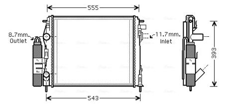Модуль охлаждения AVA COOLING RTM323
