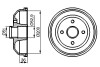 Гальмівний барабан BOSCH 0 986 477 134 (фото 1)