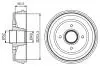 Тормозной барабан BOSCH 0 986 477 206 (фото 1)