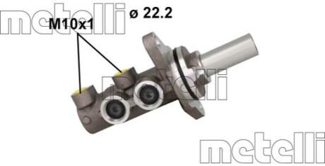 Цилиндр тормозной Metelli 05-1165