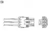 SONDA LAMBDA OPEL NGK OZA721-EE37 (фото 1)