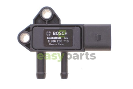 Датчик тиску вихлопних газів Mitsubishi L200/Outlander III/Pajero IV/Peugeot 4008 1.8HDi-2.5D 05- BOSCH 0 986 280 718